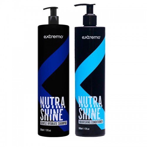 Набор Extremo Nutra Shine шампунь и кондиционер для деликатной очистки и питания волос (EX240/EX241) 2x200 г (разлив)