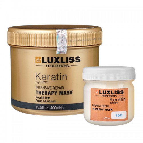 Відновлююча маска Luxliss Keratin Intensive Repair Therapy Mask з кератином 100 г (розлив)