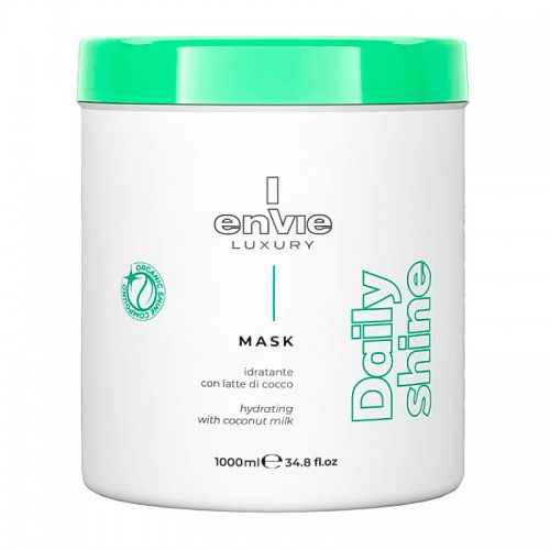 Маска Envie Daily Shine Hydrating Mask для блеска и увлажнения волос с кокосовым молочком (EN477) 200 г (разлив)